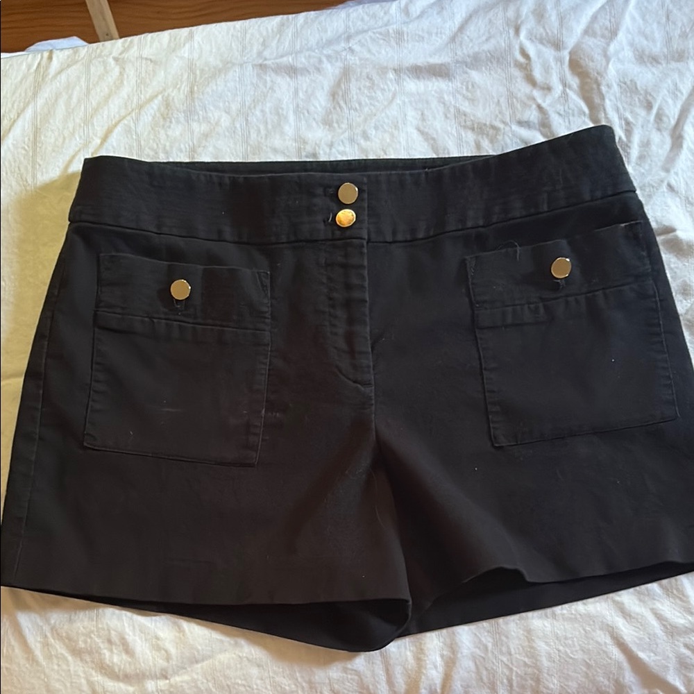 LOFT Black Shorts Tailored Dressy Casual